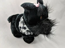 Bella Beau Black Dog Plush Puppy 7 Inch Hauck Toys Stuffed Animal toy