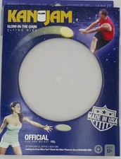 KanJam Glow In The Dark Flying Disc Frisbee Bright Sports Game 168g Made In USA