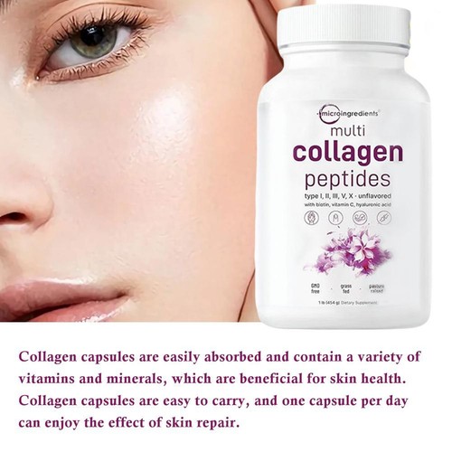 2x Micro Ingredients Multi Collagen Complex, 480 Capsules - Bild 6 von 8