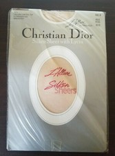 NIP Christian Dior Vintage Pantyhose ROSE PETAL - Size 2 Style 4479