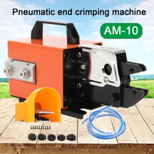 New AM-10 Pneumatic Crimper Air Powered Wire Terminal Crimping Machine Tool US