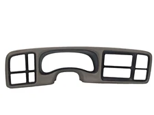 1999-2002 Chevrolet Silverado Instrument Cluster Gauge Bezel Trim Light Grey OEM