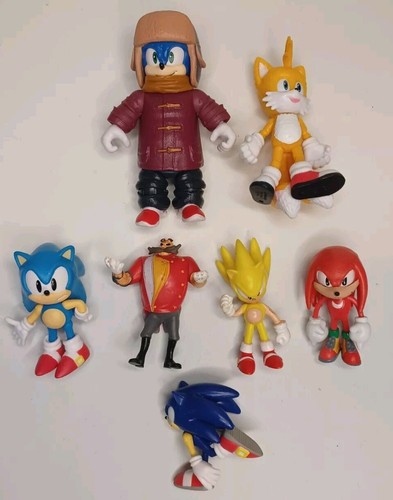 Jakks Sonic the Hedgehog Snow Sonic & More Figures Lot of 7 - Picture 1 of 9