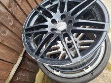 4x Audi A4 OEM Black LeMans Alloys - 19" Used 9Jx19H2xET52