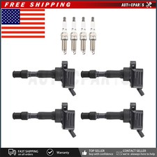 4pcs Ignition Coils + 4pcs Spark Plugs For Kia Hyundai 2.0L L4 2017-2022 UF816