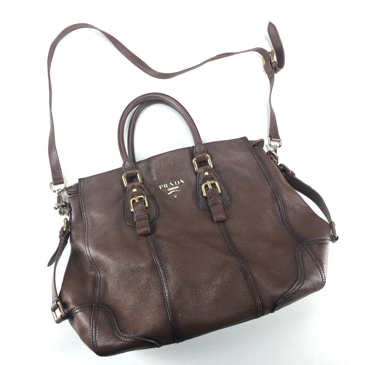 Prada top brown bag