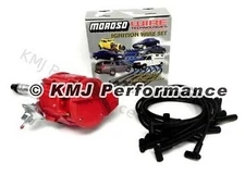 Big Block Chevy 454 HEI Distrtibutor Moroso Spark Plug Wires Over Valve Cover