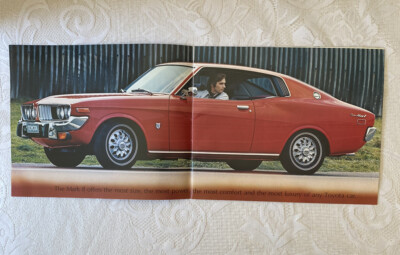 1973 Toyota Corona Mark II Sales Brochure | eBay