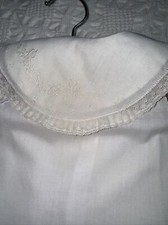 Vintage Baby Baptism Gowns Christening  Dress W Bib 3 Pieces
