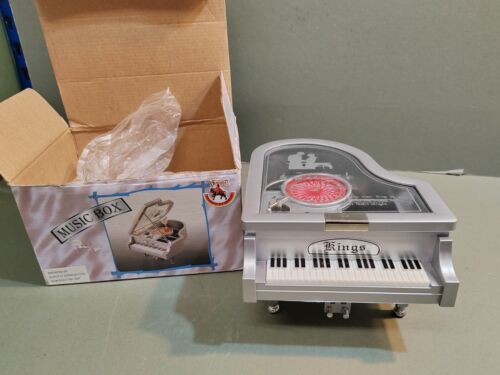 VINTAGE KINGS GRAND PIANO SCHMUCK MUSIKBOX MUSICAL-SELTEN-