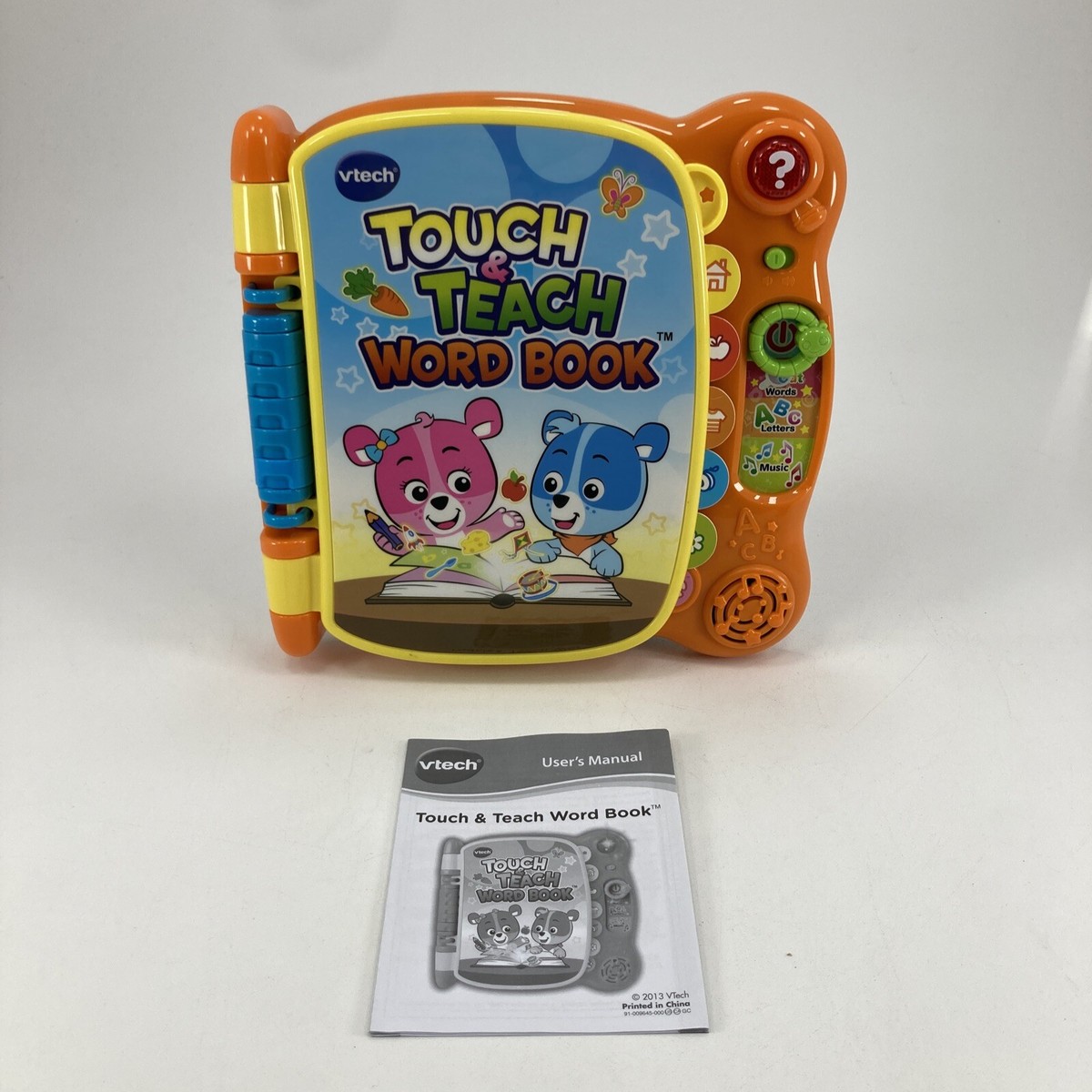 VTech TOUCH & TEACH WORD BOOK Educational Preschool Learning Toy