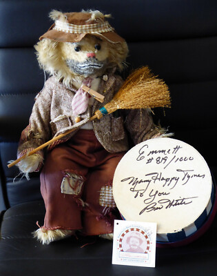 Emmett Kelly Clown Cooperstown Limited Edition Teddy Bear #819/1000, Rarität