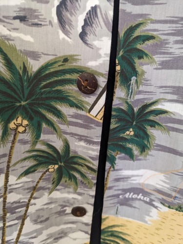 VINTAGE Royal Creations Hawaiian Shirt Mens Medium NEW Made In USA - Picture 5 of 5