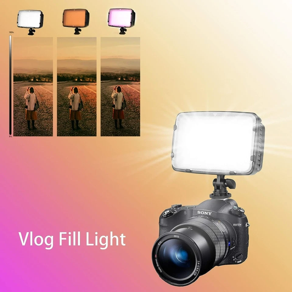 Luz de video 160 LED regulable para cámaras digitales y videocámaras Foto 4 de 4