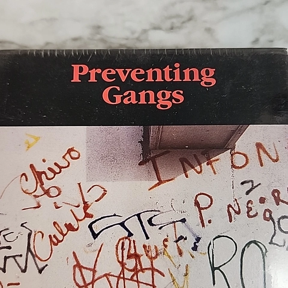 RARE Radio Shack PREVENTING GANGS VHS United Against Crime Weird Video Vintage - Image 2 of 4