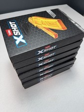 Lot of 7 Zuru X-Shot Pro Series - 1 Half Clip And 1 Full Clip - Clips Only NIB