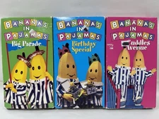 Bananas In Pajamas VHS Tapes Lot Of 3