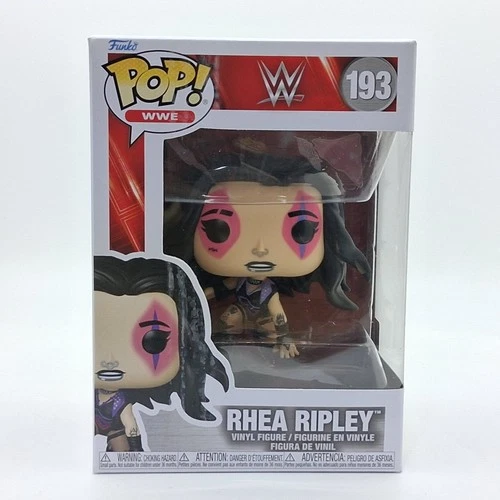 Funko Pop! Rhea Ripley 193 WATER DAMAGED FRONT WWE Wrestling Vinyl Wrestlemania