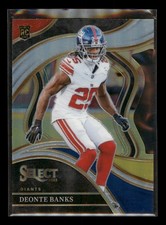 2023 Panini Select #278 Deonte Banks Red and Yellow Prizms Die Cuts