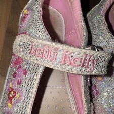 Beautiful Lelli Kelly Girls Shoes Size 29 UK 11 Pink Glitter