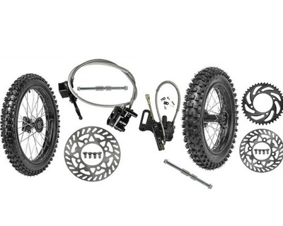17'' 14'' Front Rear Wheel 70/100-17 + 90/100-14 Tire for Apollo RFZ 125cc 150cc