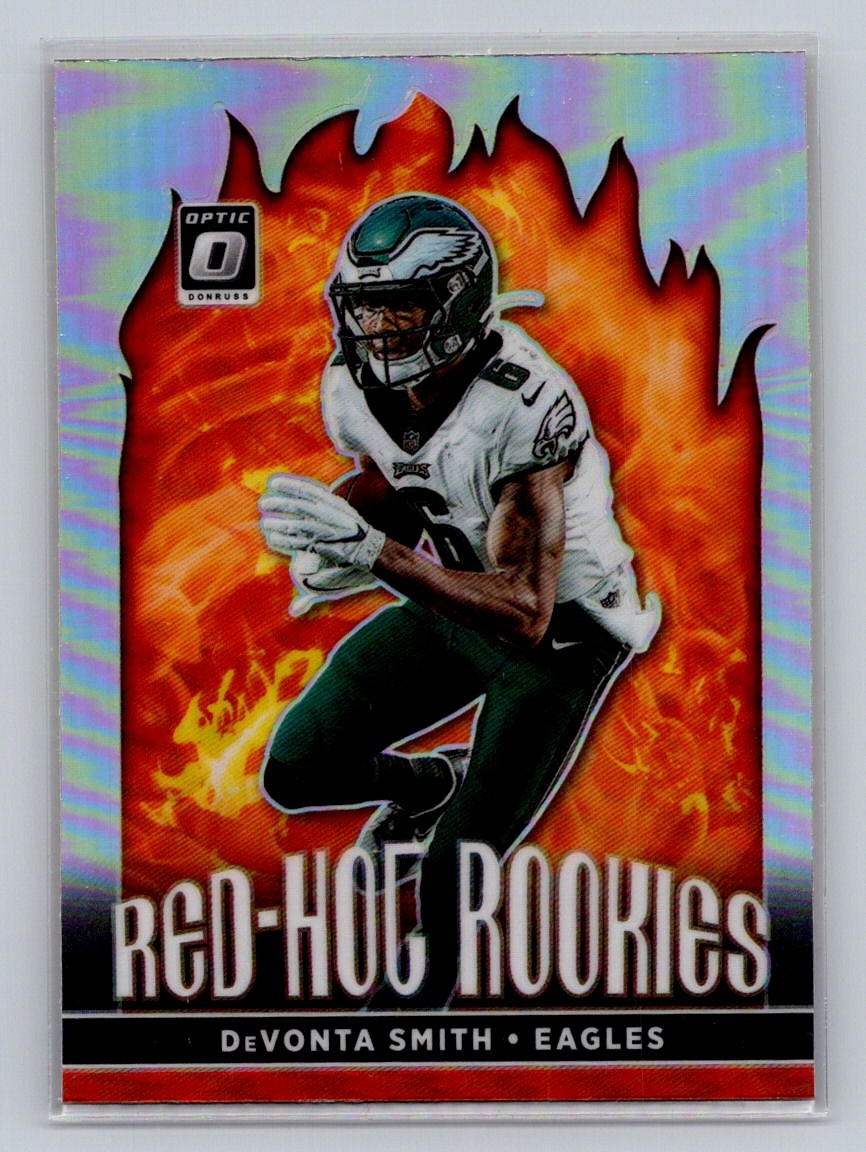 2021 Donruss Optic #RHR-3 DeVonta Smith Red Hot Rookies