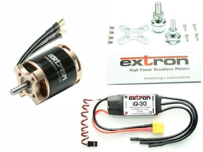 Extron Brushless Motor EXTRON 2220/12 (1270KV) Combo Set + iQ-30 Regler / X4049
