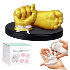 Baby Casting Kit Hands and Feet, Newborn Keepsake Foot Hand Mold Kit, Plaster