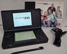 Nintendo Ds Lite Console Black With User Manuals & Charger Ref:R235181