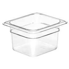 Cambro 64CW Camwear 1/6 Size 4 Deep Food Pan