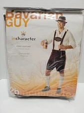 Bavarian Guy Halloween Costume Brand New In Package Size M INCHARACTER