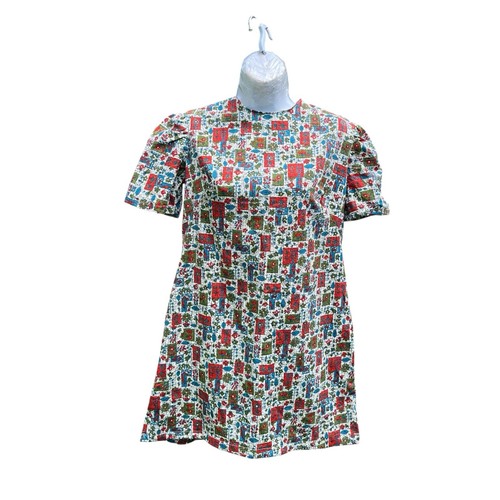Vintage 1960’s Handmade Mod Mini Dress Size Medium