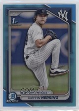 2024 Bowman Draft Chrome Sky Blue Refractor Griffin Herring #BDC-173 2qw