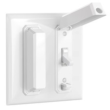 2 Pack Light Switch Guard Child Proof Toggle Switch Cover White