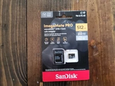 SanDisk SDSQXBD-512GB-AW6KA 512GB ImageMate PRO MicroSDXC *BRAND NEW*