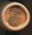 1956 D Lincoln Cent OBW Original Bank Wrap Uncirculated Roll * No Reserve *