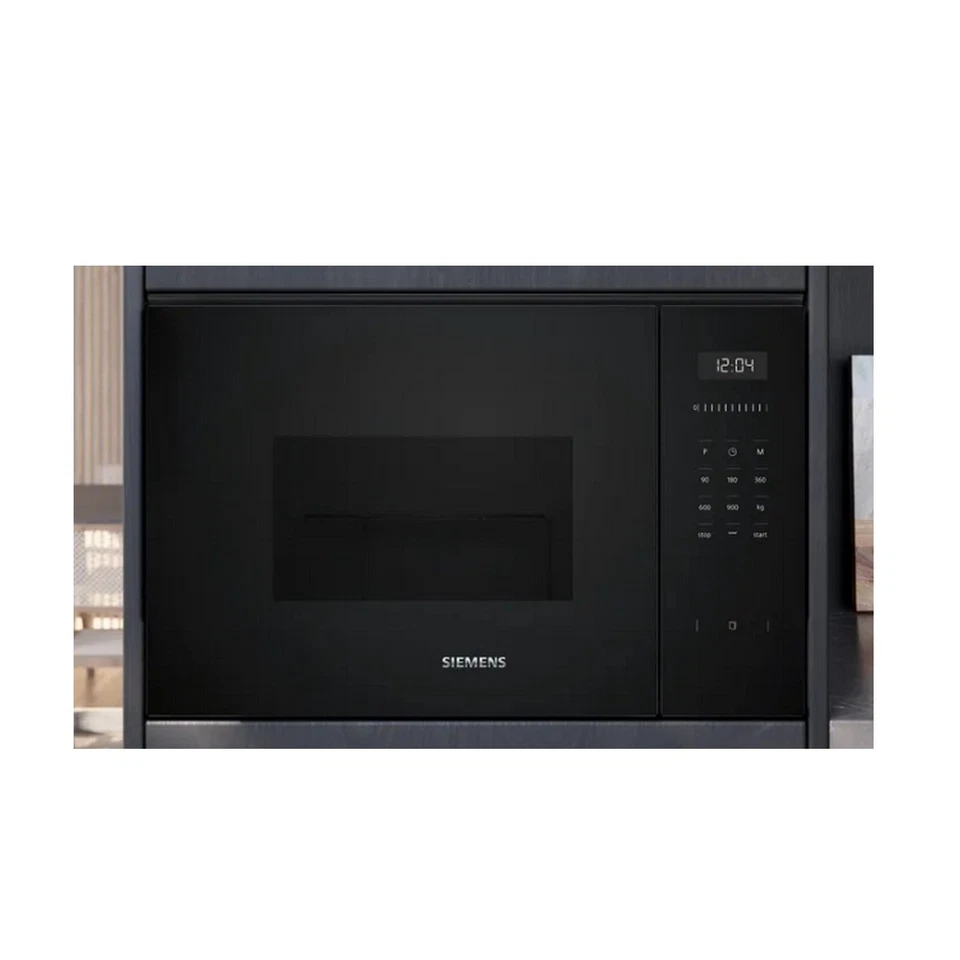 Siemens Micro-ondes Encastrable 25l 1450w Noir BE555LMB1 - Photo 2/4