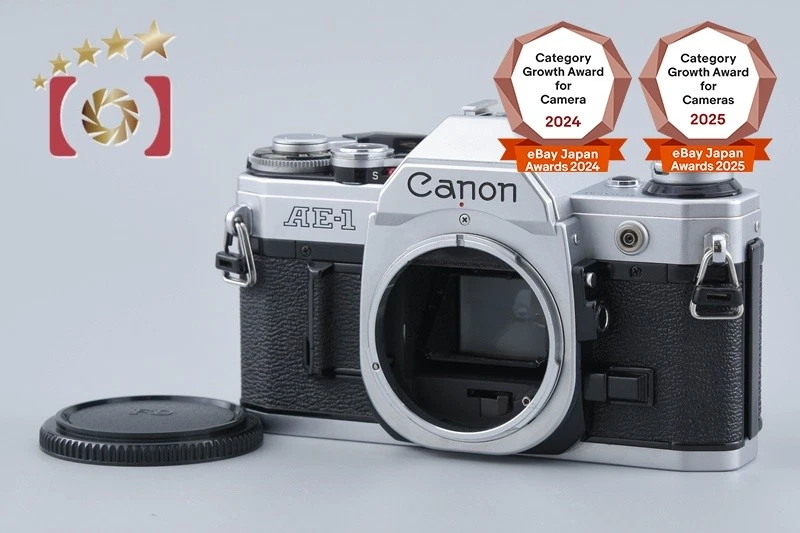 Canon AE-1 Silver 35mm SLR Film Camera Body - Imagen 1 de 4