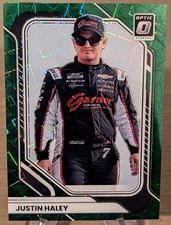 2026 Donruss Optic Green Velocity Prizm SP 32/99 Justin Haley