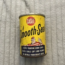 Vintage NOS Hastings Casite Smooth Seal Transmission Full Can Tin Advertising