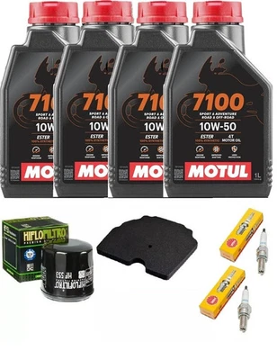 MOTUL/HIFLO/ MEIWA/NGK KIT/TAGLIANDO BENELLI TRK 502 X MOTUL 7100 10W50 FILTRO ARIA OLIO CANDELE MOTO