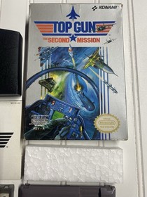 Videojuego Top Gun Second Mission NES de colecci&oacute;n completo en caja