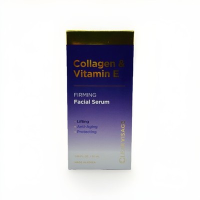 Clear Visage Collagen & Vitamin E Firming Facial Serum  Anti Aging~ 1.69oz