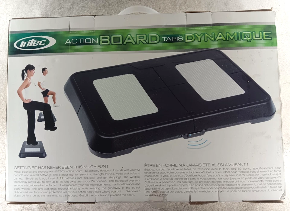 Intec Action Balance Board Wii Fit Compatible Black Controller - Image 3 of 4