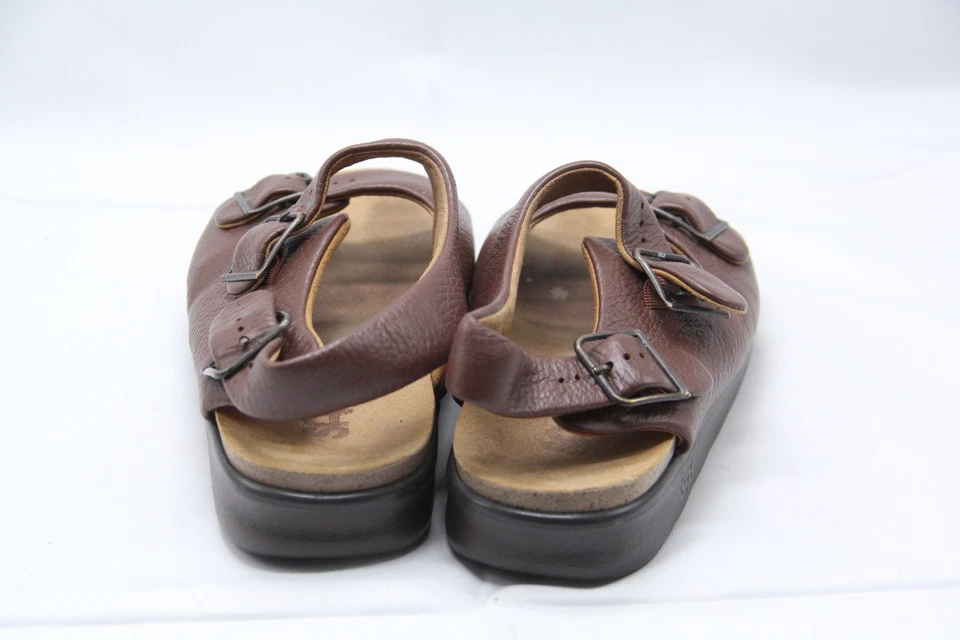 SAS Sandals Women’s Size 6.5 WW Wide Relaxed Amber Brown Strap Tripad Comfort - Image 4 of 4
