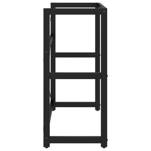 Bathroom Washbasin Frame Black Powder-coated iron - Picture 4 of 8