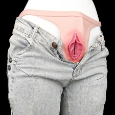 Silicone Panty Hip Up Fake vagina Crossdresser Realistic Underwear Transgender