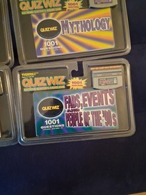 2 Used Quiz Wiz  Handheld  Consoles And 6 Unopened Games And The Books