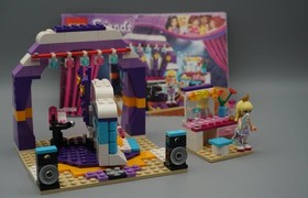LEGO Friends 41004 Pop Star Dressing Room Set Complete w/Instructions-2z81