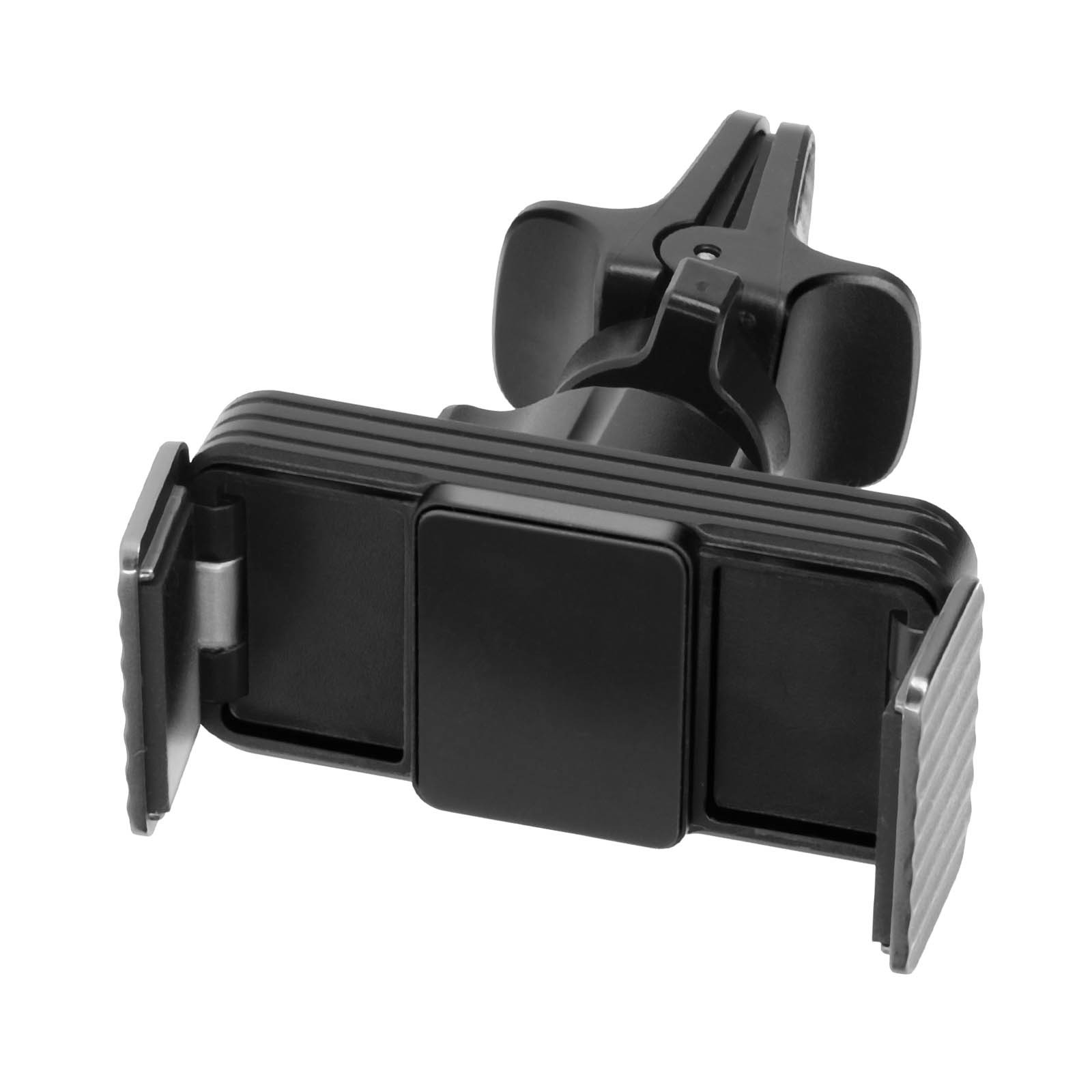 Support smartphone de voiture pour grille ventilation anti-chute noir